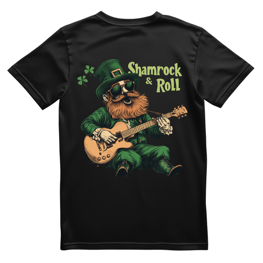 Festive Threads St. Patrick's Day Graphic Tee - Shamrock and Roll